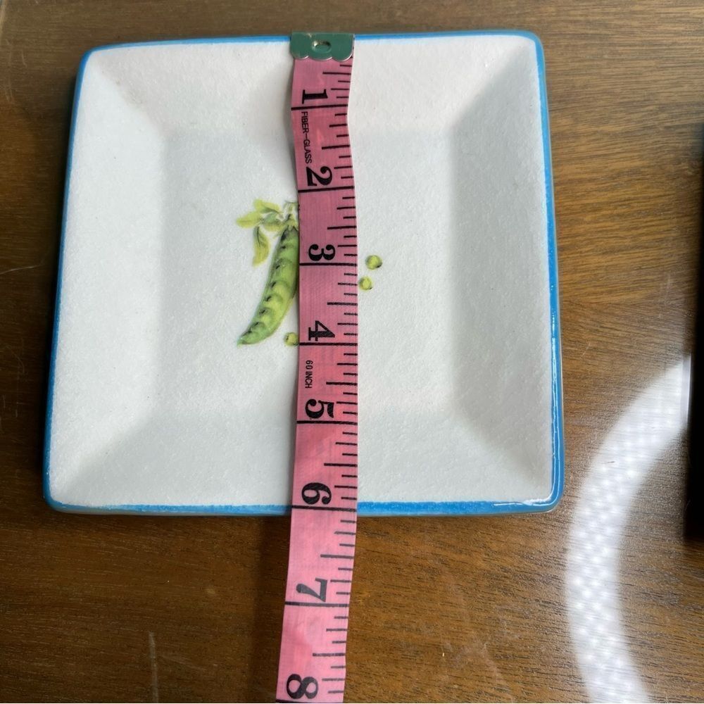 Williams Sonoma vintage made in Italy snack plates veggies - Picture 5 of 6